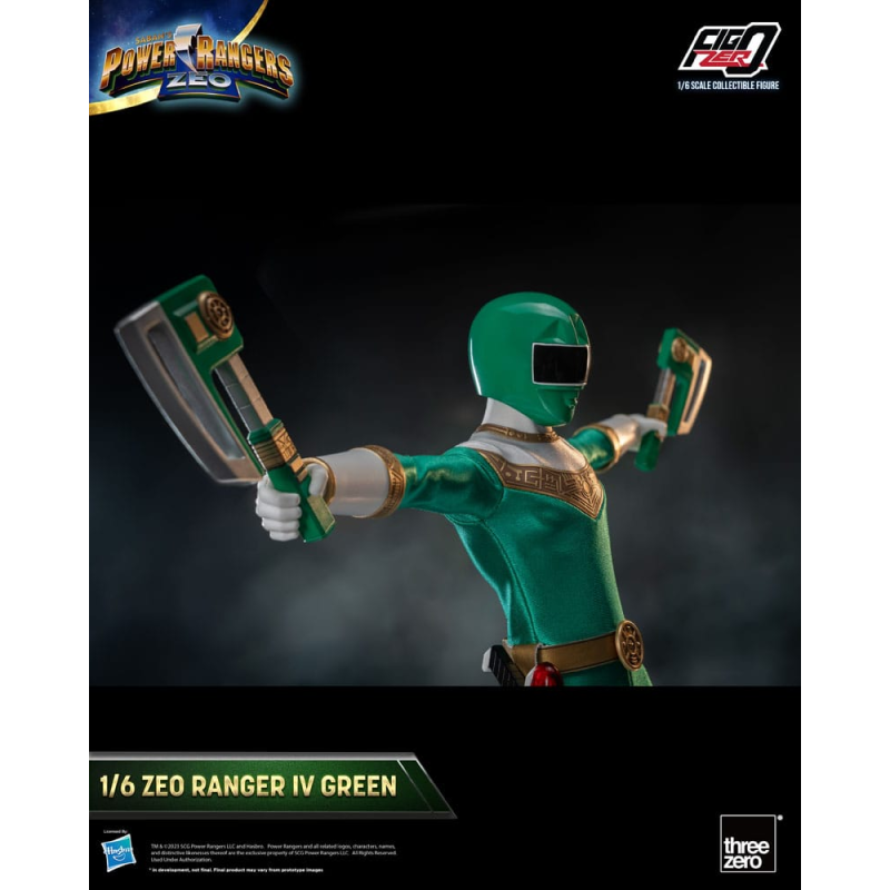 Power Rangers Zeo figurine FigZero 1/6 Ranger IV Green 30 cm