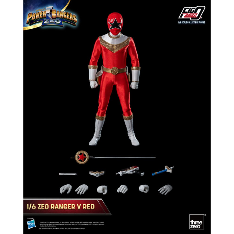 Action figure Power Rangers Zeo figurine FigZero 1/6 Ranger V Red 30 cm