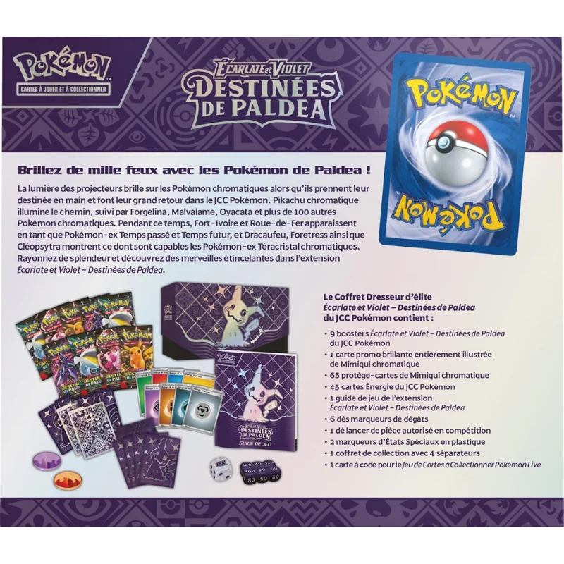 Pokémon EV045 : Coffret Dresseur d'Elite Mimiqui