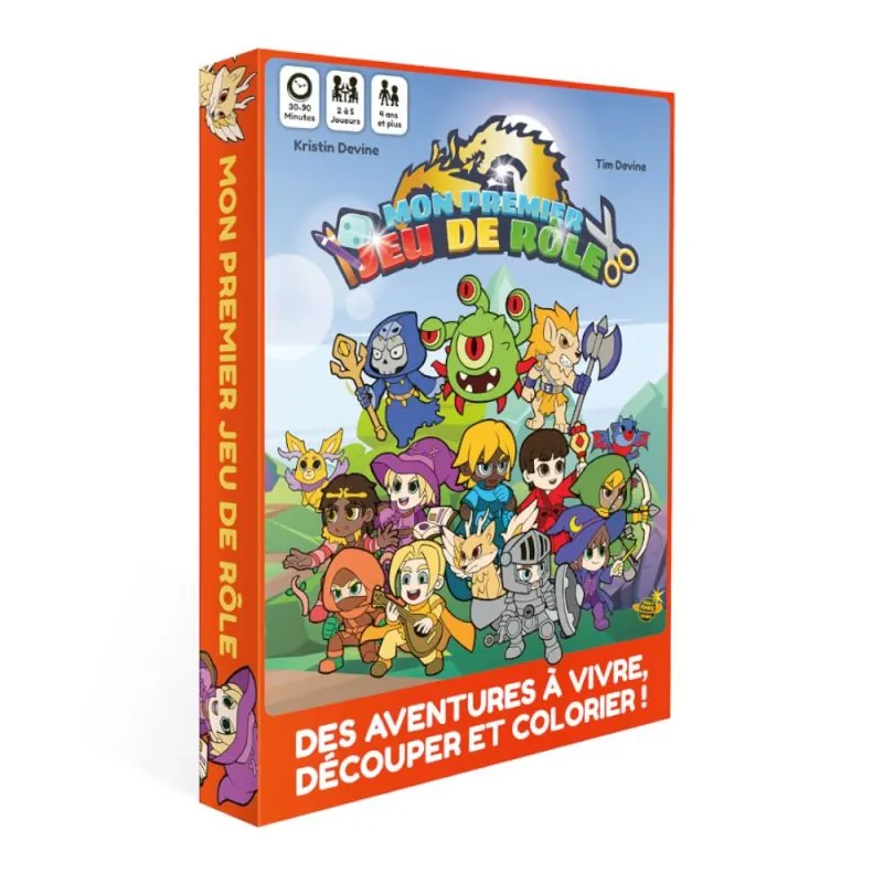 MON PREMIER JEU DE ROLE une aventure à colorier - Coffret intégral