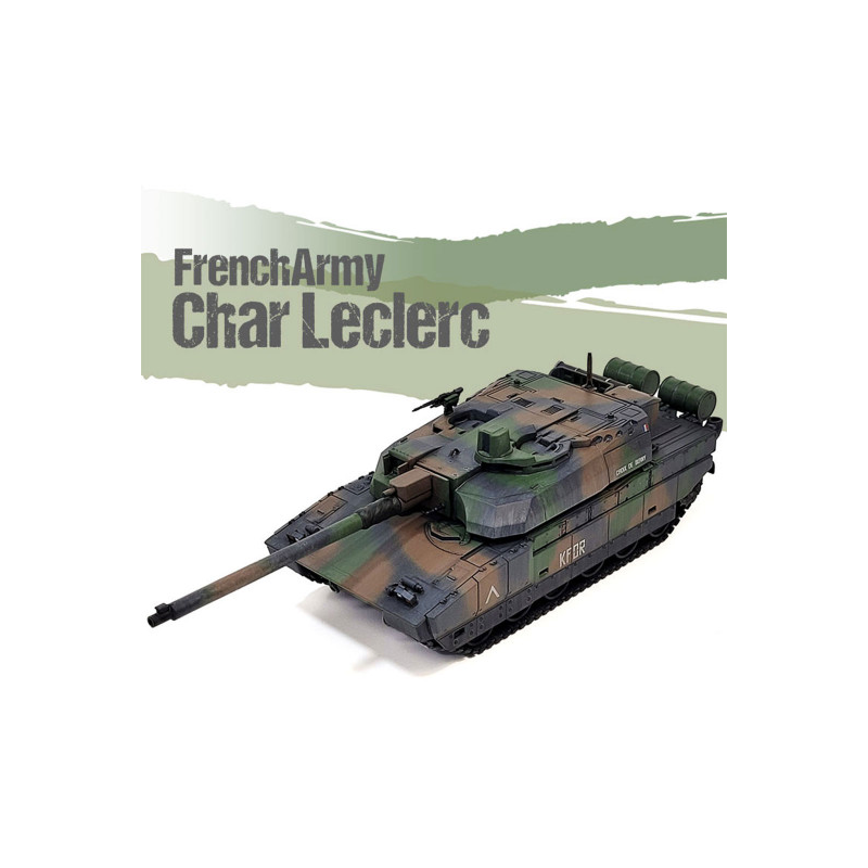 Maquette plastique de char Français Leclerc 1:72