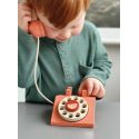 Mentari Jeu de Rôle: TÉLÉPHONE RING RING 15x12,5x8,5cm, en bois, en boîte, 2+