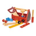 Mentari Jeu de Rôle: BOÎTE À OUTILS 21x13,2x15,5cm, 15pièces, en bois, en boîte, 3+