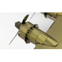 MetalEarth Aviation: B-17 FLYING FORTRESS 17,5x13,5x4cm, maquette 3D en métal avec 2,5 feuilles, sur carte 12x17cm, 14+