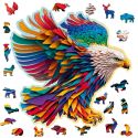 Wooden City Puzzle: BRIGHT EAGLE 250/25, en bois, 8+