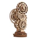 UGEARS Modèles Mécaniques: ENGRENAGES 8x13,5x5,3cm, 40 pièces, temps de montage 1h, boîte 20,3x9,2x1,4cm, en bois, 8+