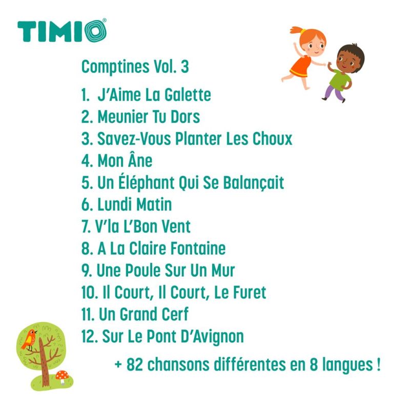 5 disques pour le lecteur Timio - set 4 - Jeu éducatif Boutique  Tropfastoche.com