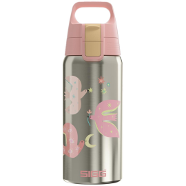 Sigg thermo 0.5l kids: FLY AWAY, 90% acier inoxydable recyclé, alu, thermique chaud/froid