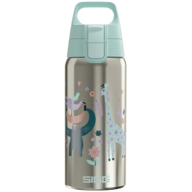 Sigg thermo 0.5l kids: JUNGLE, 90% acier inoxydable recyclé, alu, thermique chaud/froid