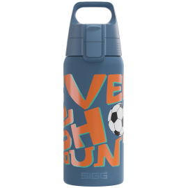 Sigg thermo 0.5l kids: BALLGAME, 90% acier inoxydable recyclé, bleu, thermique chaud/froid