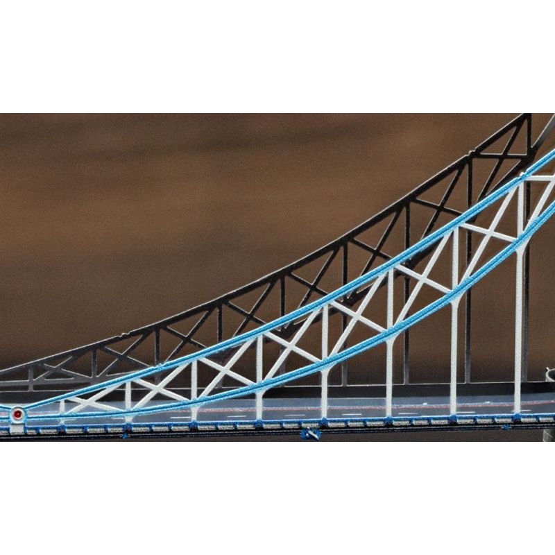 DA-5060146 MetalEarth: PREMIUM SERIES - LONDON TOWER BRIDGE 33x7x9,1cm, maquette 3D en métal avec 3 feuilles, en boîte 13,5x22x2