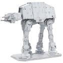 MetalEarth: ICONX - STAR WARS / IMPERIAL AT-AT 9,3x5x10,16cm, maquette 3D en métal avec 2,5 feuilles multicolorées, en boîte, 14