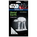 MetalEarth: ICONX - STAR WARS / IMPERIAL AT-AT 9,3x5x10,16cm, maquette 3D en métal avec 2,5 feuilles multicolorées, en boîte, 14