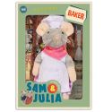 Sam&Julia PELUCHE: POUPÉE LE BOULANGER 12cm, en boîte, 18m+