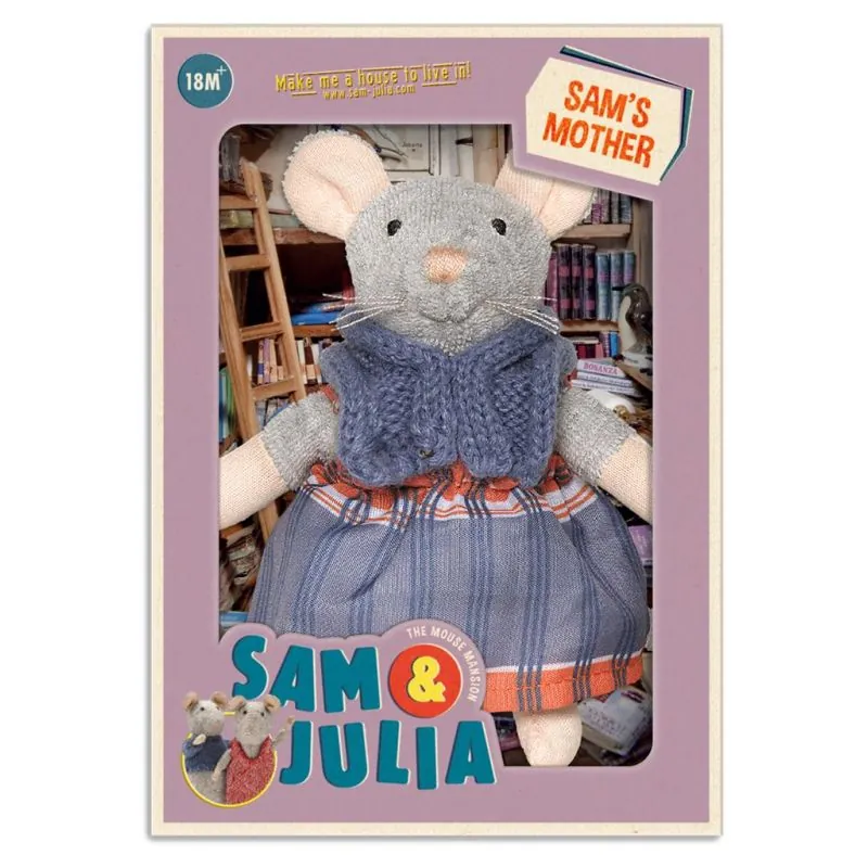 Sam&Julia PELUCHE: POUPÉE LA MÈRE DE SAM 12cm, en boîte, 18m+