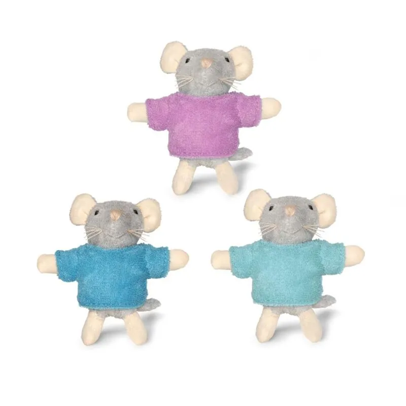 Sam&Julia PELUCHE: POUPÉES TRIPLÉS 8cm, en boîte, 18m+