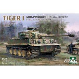 Maquette Tiger I Mid-Production w/Zimmerit Sd.Kfz.181 Pz.Kpfw.VI Ausf.E