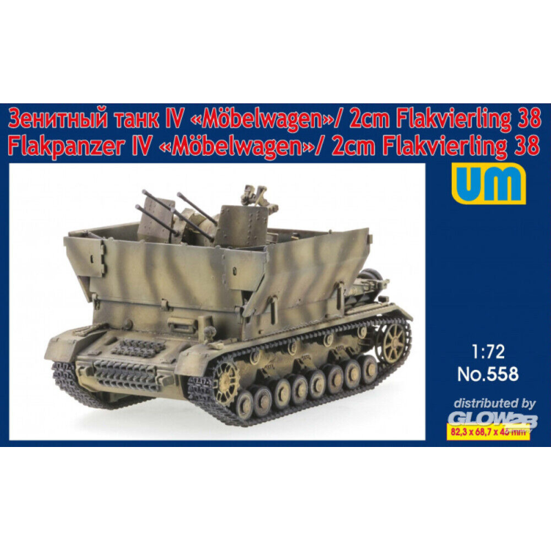 Maquette Flakpanzer IV Mobelwagen/2cm Flakvierling38