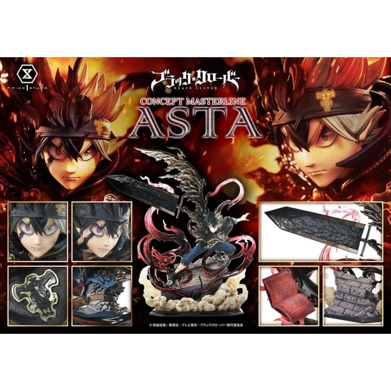 Black Clover Concept Masterline Series Asta 50 cm - Prime 1 Studio