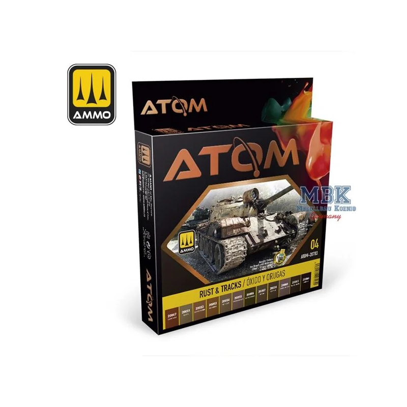 Ensemble de couleurs ATOM Rust & Tracks