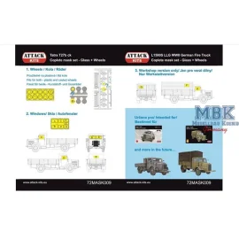 Masque complet Tatra T27b ck - verre + roulettes