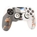 Captain Tsubasa - Coque + Touchpad stiker + Grips pour Manette PS4 - Captain Tsubasa