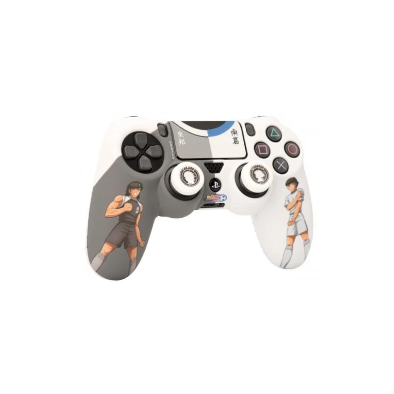 Captain Tsubasa - Coque + Touchpad stiker + Grips pour Manette PS4 - Captain Tsubasa