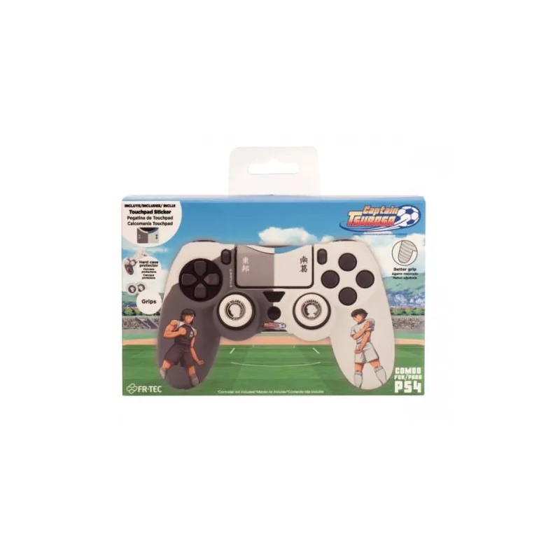 Captain Tsubasa - Coque + Touchpad stiker + Grips pour Manette PS4 - Captain Tsubasa