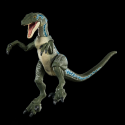 Mattel Jurassic Park Hammond Collection figurine Velociraptor Blue