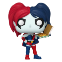 DC Comics: Harley Quinn Takeover POP! Heroes Vinyl figurine Harley with Pizza 9 cm