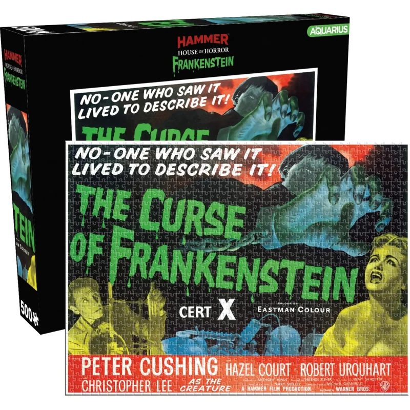 Hammer Horror: Frankenstein 500 Piece Jigsaw Puzzle