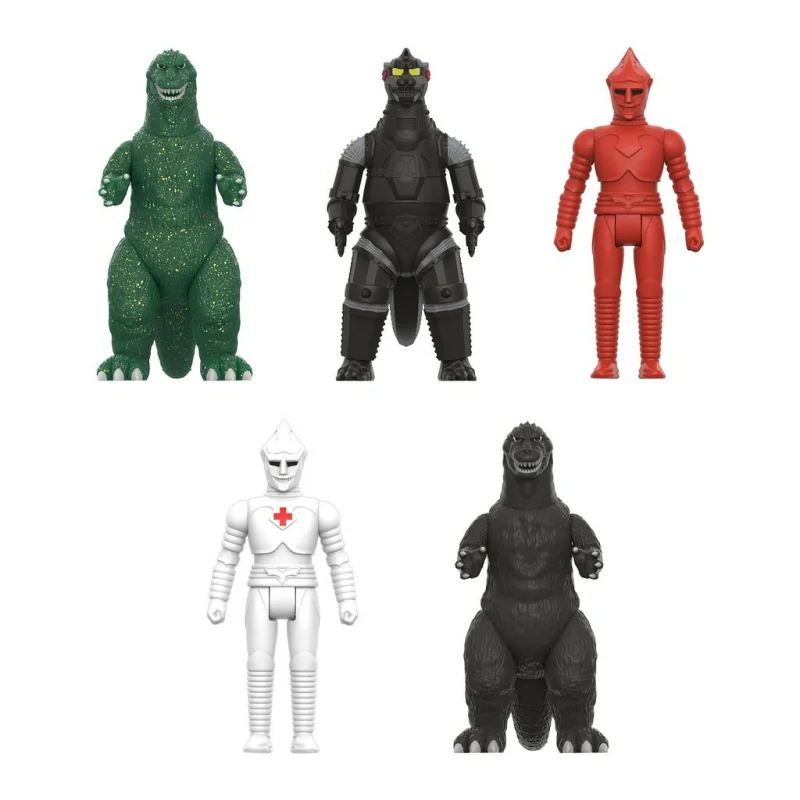 Godzilla: Kaiju Godzilla 3.75 inch ReAction Figure Blind Box - 12 Piece CDU - Exclusive