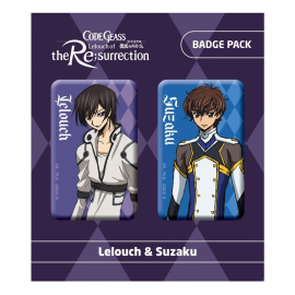 Code Geass Lelouch of the Re:surrection pack 2 pin's Lelouch & Suzaku