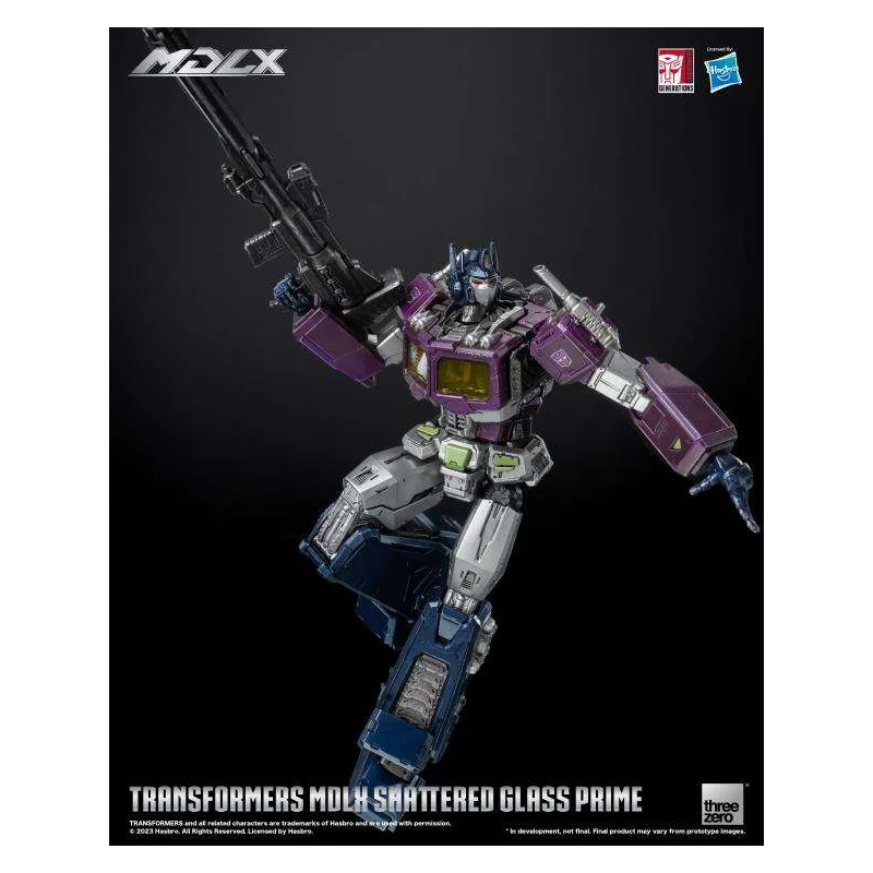 Transformers Mdlx Shattered Glass Optimus Prime Ltd Ed Af