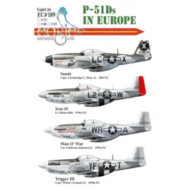 Décal P-51D Mustangs nord-américains « Sandy » P-51D-5-NA