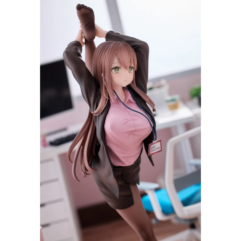 Original Character statuette PVC 1/4 OL-chan Who Doesn't Want to Go to Work Pink Ver. 26 cm