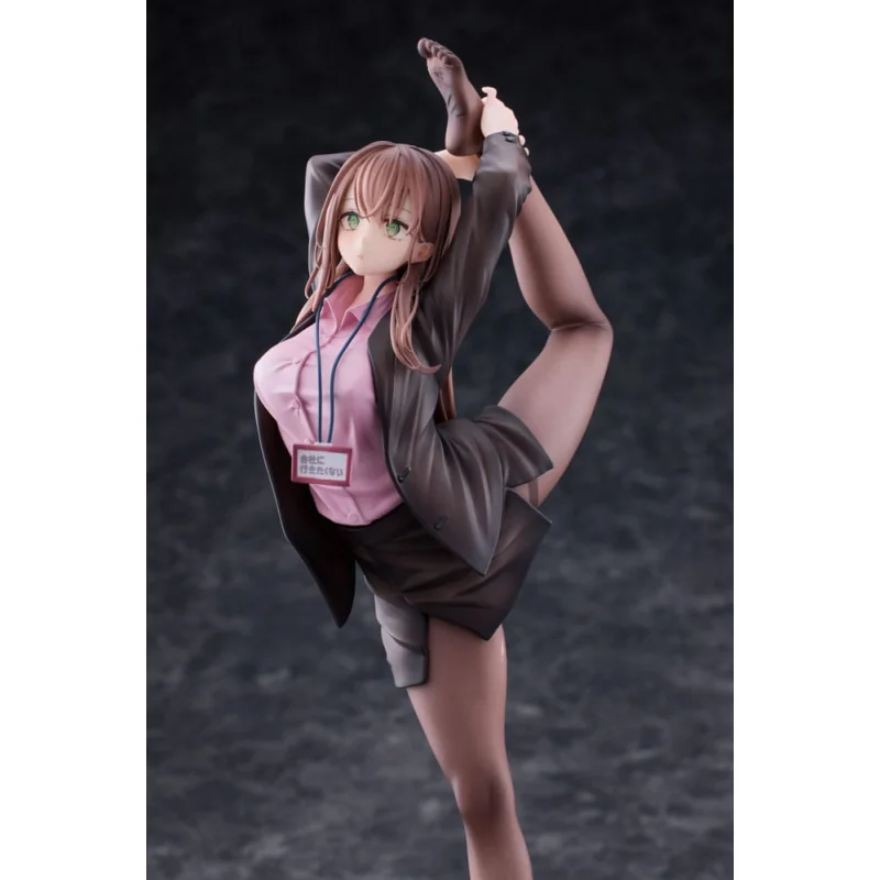 Original Character statuette PVC 1/4 OL-chan Who Doesn't Want to Go to Work Pink Ver. 26 cm