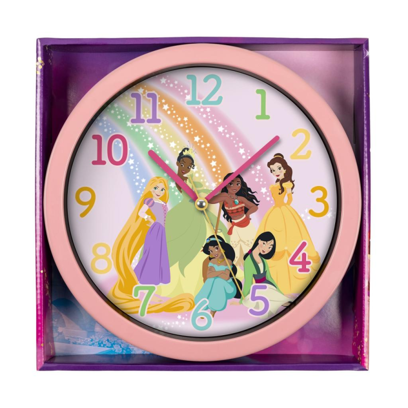 Peershardy DISNEY - Princesses - Horloge Murale - 24cm