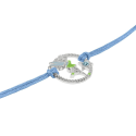 Pendentifs et colliers LA FEE CLOCHETTE - Bracelet Cordes Ajustable + Pendentif