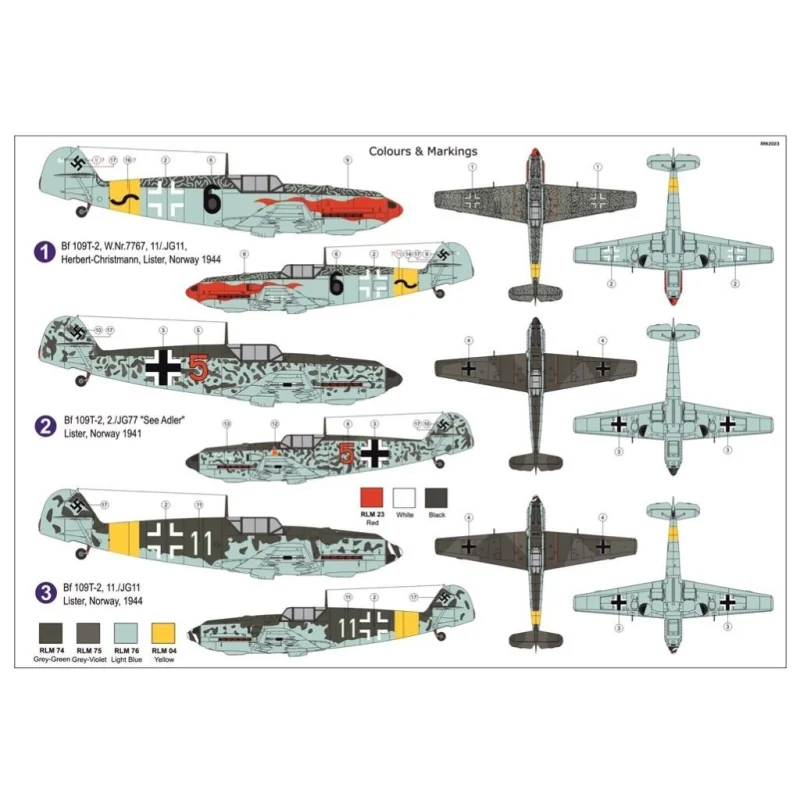 Messerschmitt Bf-109T-2 'Toni of Lister base'