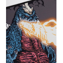 Godzilla tapis de souris Oversized Fire