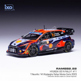 HYUNDAI I20 N 11 NEUVILLE/WYDAEGHE RALLYE WRC1 MONTE CARLO 2023