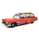 Voiture miniature Die Cast au 1:18 Cadillac Eldorado Ambulance 1959 Surf Shark