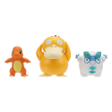  Pokémon pack 3 figurines Battle Figure Set Salamèche 4, Galarian Darumaka, Psykokwak 5 cm