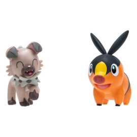  Pokémon pack 2 figurines Battle Figure Set Gruikui, Rockruff
