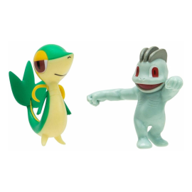  Pokémon pack 2 figurines Battle Figure Set Machoc, Vipélierre