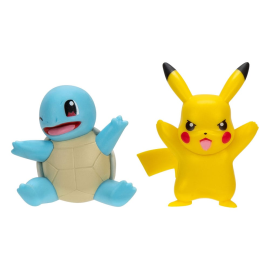  Pokémon pack 2 figurines Battle Figure First Partner Set Carapuce 2, Pikachu 9