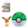 Figurine Pokémon Clip'n'Go Poké Balls Évoli 4 & Friend Ball