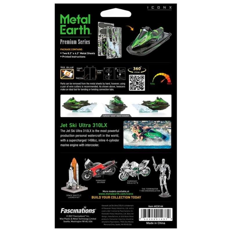 MetalEarth: ICONX - JET SKI ULTRA 310LX