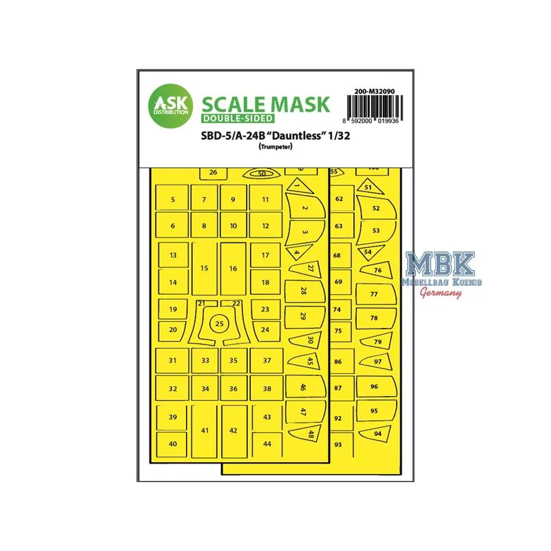 SBD-5/A-24B Dauntless double-sid.expr.fit mask